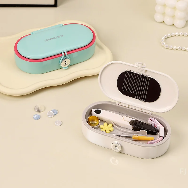 [YU]ソーイングプロジェクトキット 縫製用品修理キット トラベラーズソーイングキット 縫い糸アクセサリー DIY縫製用品オーガナイザー