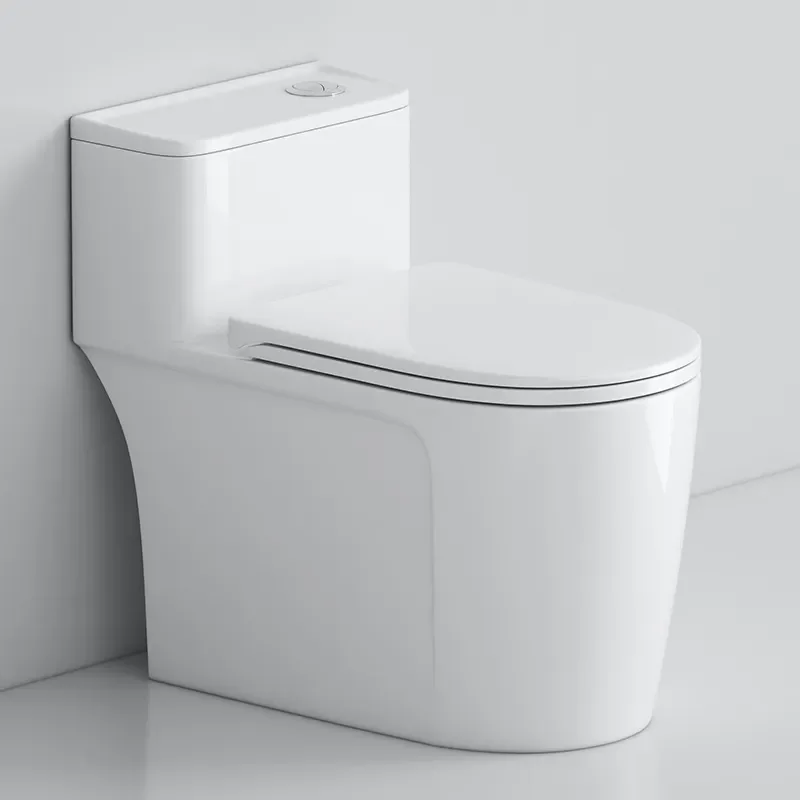 Wholesale One Piece Toilet Super Swirl Siphon Type Sanitary Ware Bathroom Home Engineering Guangdong Manufacturer New Design