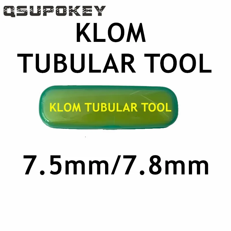 QSUPOKEY New 2023 KLOM 7pin Tubular(7.5mm&7.8mm) repair Locksmith Tools For House Door Lock