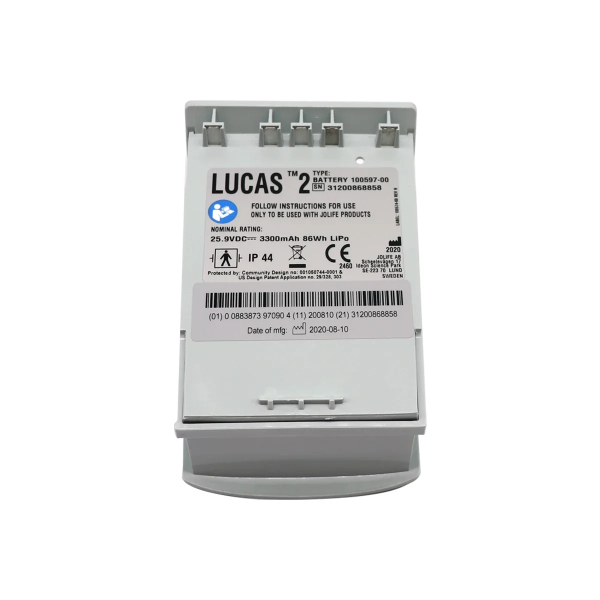 Original lifepak for resuscitation machine chest compression system battery Lucas2 medical accessories batteries