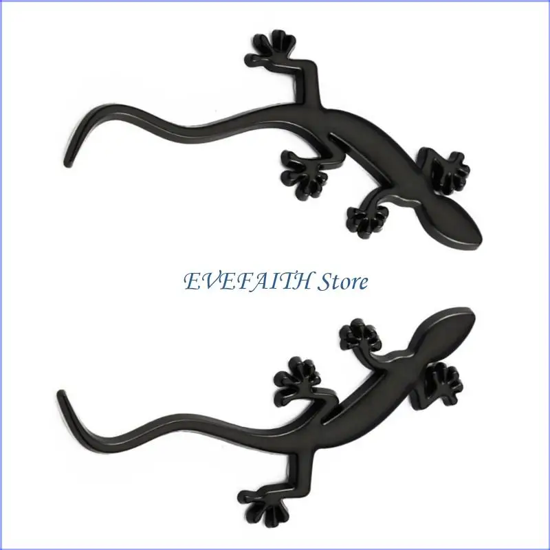 124B 2pcs Car Decals For Exterior Interior Decoration Enhancing Auto Aesthetic Appeal