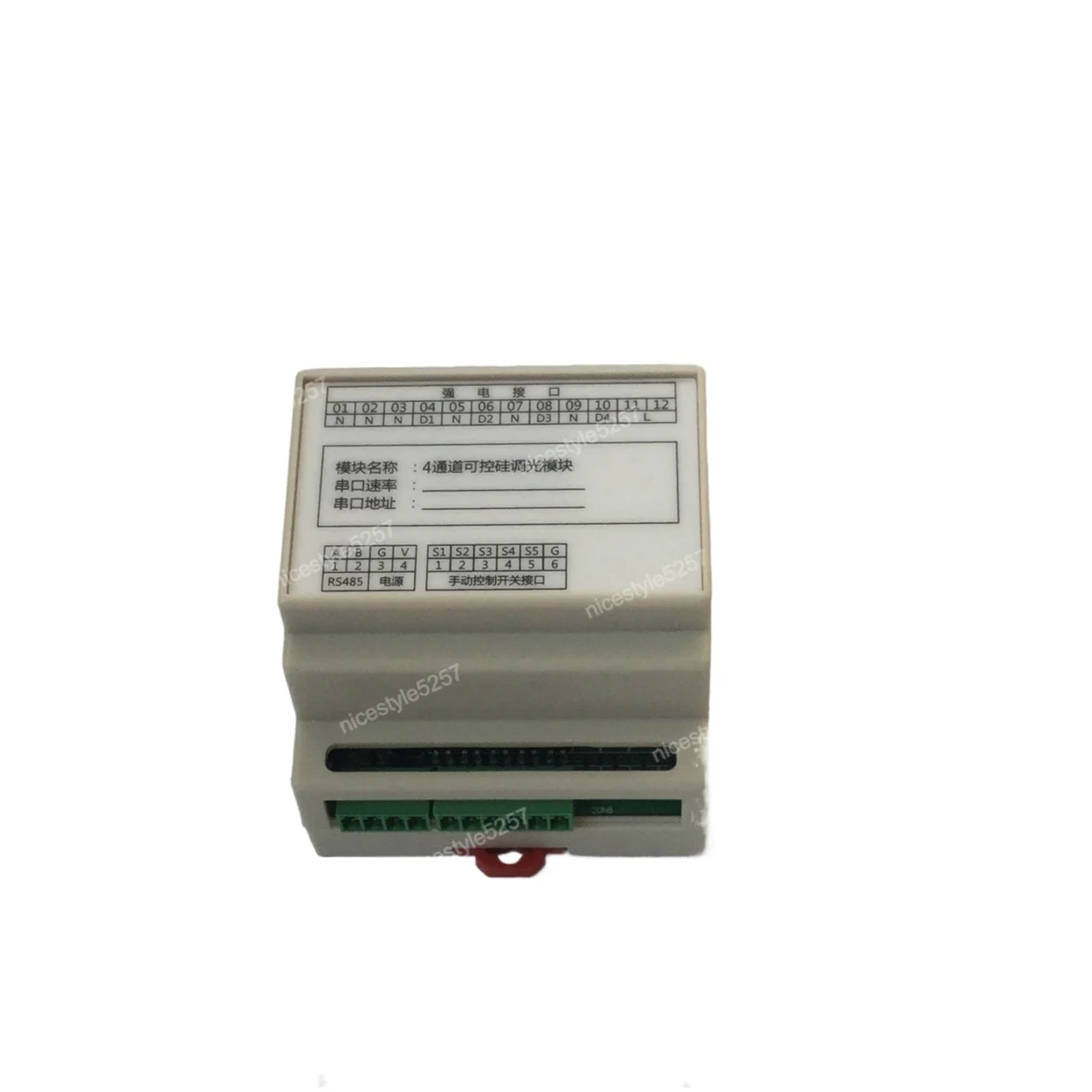 

Four Channel Silicon Controlled Dimming Module RS485 MODBUS