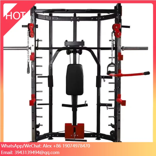 

OEM/ODM Multi Functional Trainer Smith Machine Station Home Using Gym Half Cage Power Rack