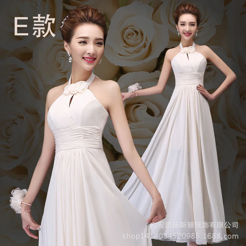 LAKD-0308#Bridesmaid Dress 2024 New Wedding Birthday Graduation Annual Meeting Banquet Evening Dress Long Style Wholesale Cheap