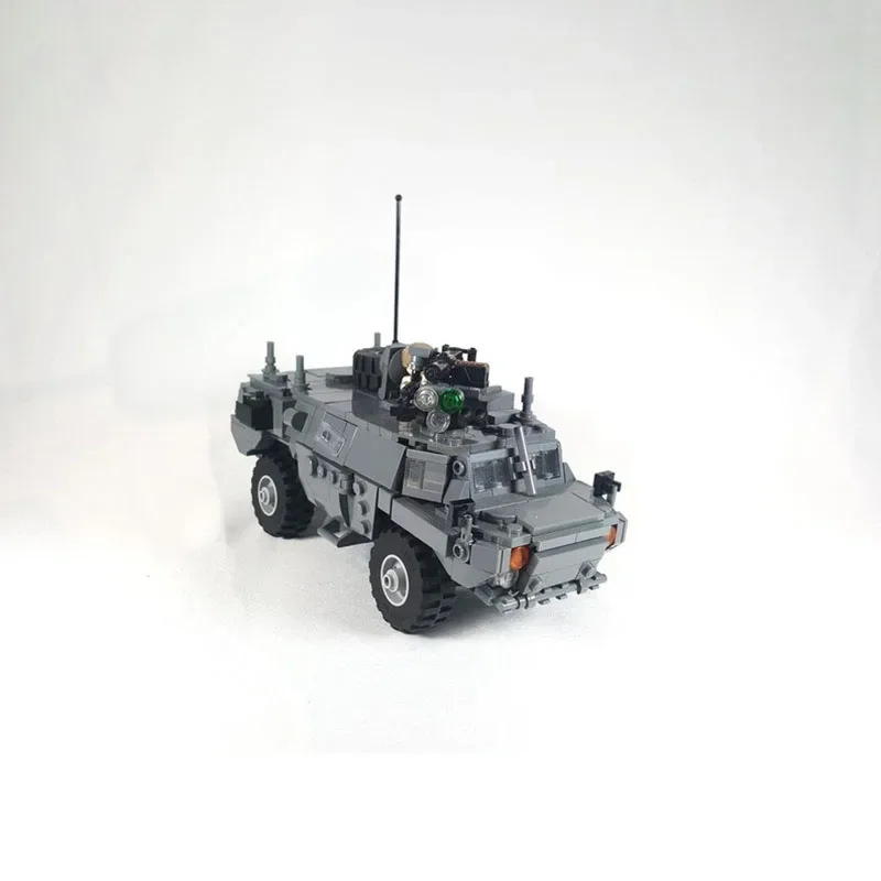 2025 Nuovo Prodotto Moc Building Blocks Modello Militare Blindato Personnel Carrier Blocchi di Costruzione Modulari Regalo Giocattoli Set di Assemblaggio FAI DA TE