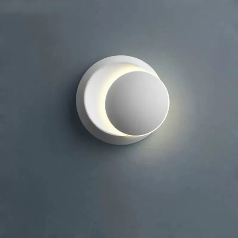 

Регулируемая прикроватная лампа, для спальни, гостиной, лестницы, коридора, настенный светильник, настенная лампа с полумесяцем