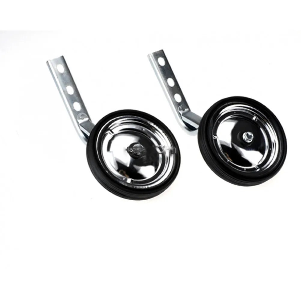 

Adjustable Bike Training Wheels Universal Fit For 12 14 16 18 20 Inch Bikes 'S Balance Wheel Set Silver Black