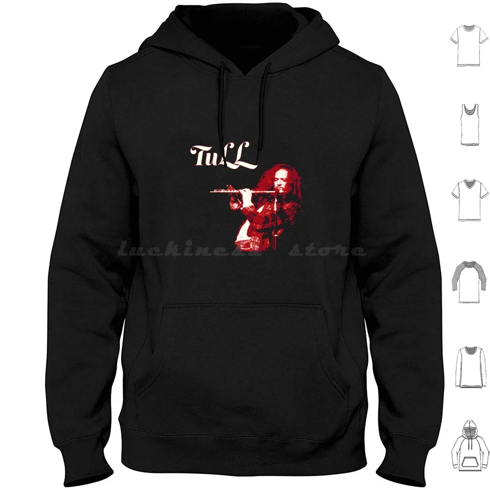 Sudadera con capucha de algodón de manga larga de Tull In Addition, música de Jethro Tull, flauta, Ian Anderson, Tull, banda de los años 70, clásica, Aqualung