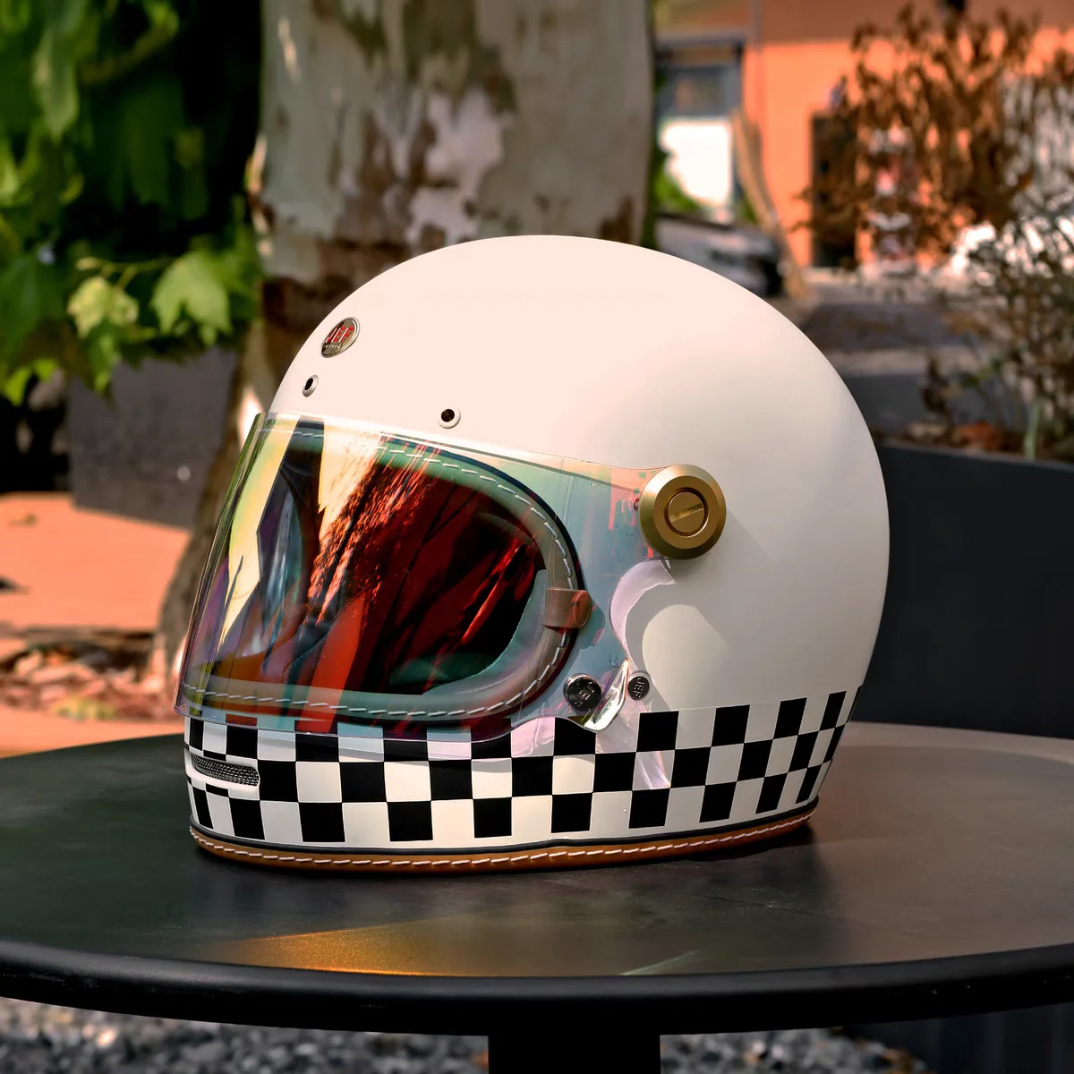 

Retro Fiberglass Motorcycle Helmet Full Helmet Pig Nose Vent Motorcycle Vintage Road Cruise Capacete Moto 4 Season casco moto