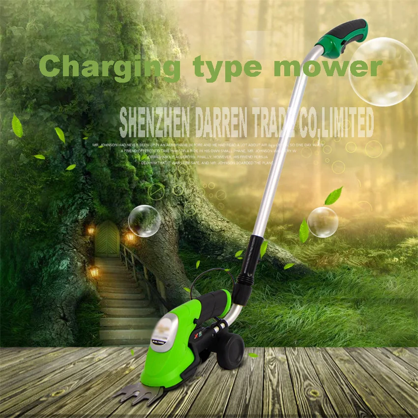 

1000/min 3.6V DC lithium battery portable rechargeable electric mower MG809 grass shears small grass trimmer mower hot selling