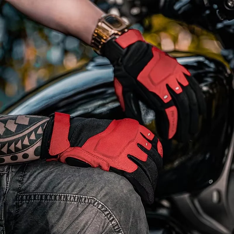 Motowolf Summer Mesh Breathable Brown Motorcycle Gloves Men's Biker Off Road Gloves Touch Screen Motorcycles Accessories 장갑 3