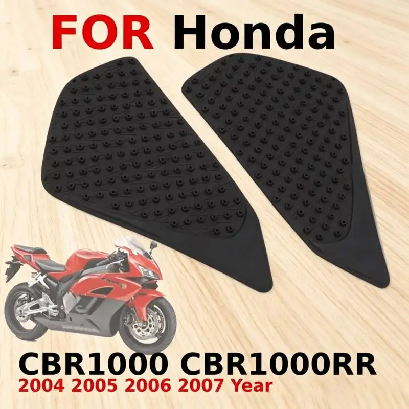 Motorcycle Fuel Tank Pad For Honda CBR1000 CBR1000RR 2004-2007 Non-slip Sticker Side Fuel Tank Pad Waterproof Rubber Sticker