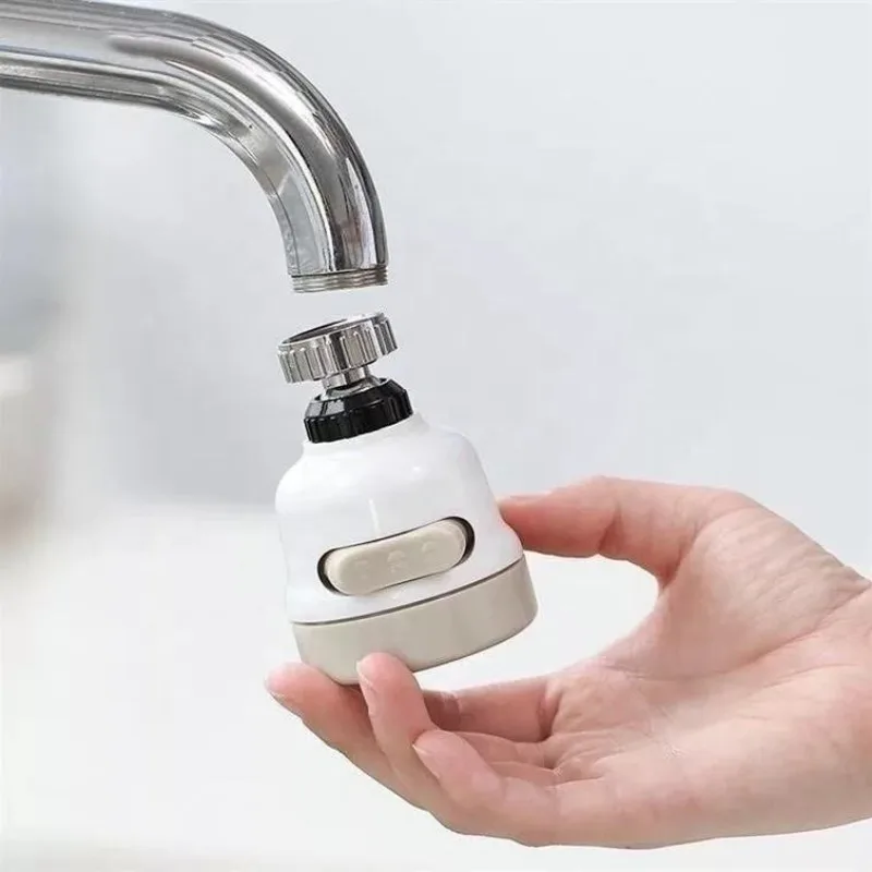 Three Gears Can Be Adjusted Faucet Aerator Flexible WaterSaving High Pressure 360 Degree Rotating Filter Adapter Sprayer Kitchen