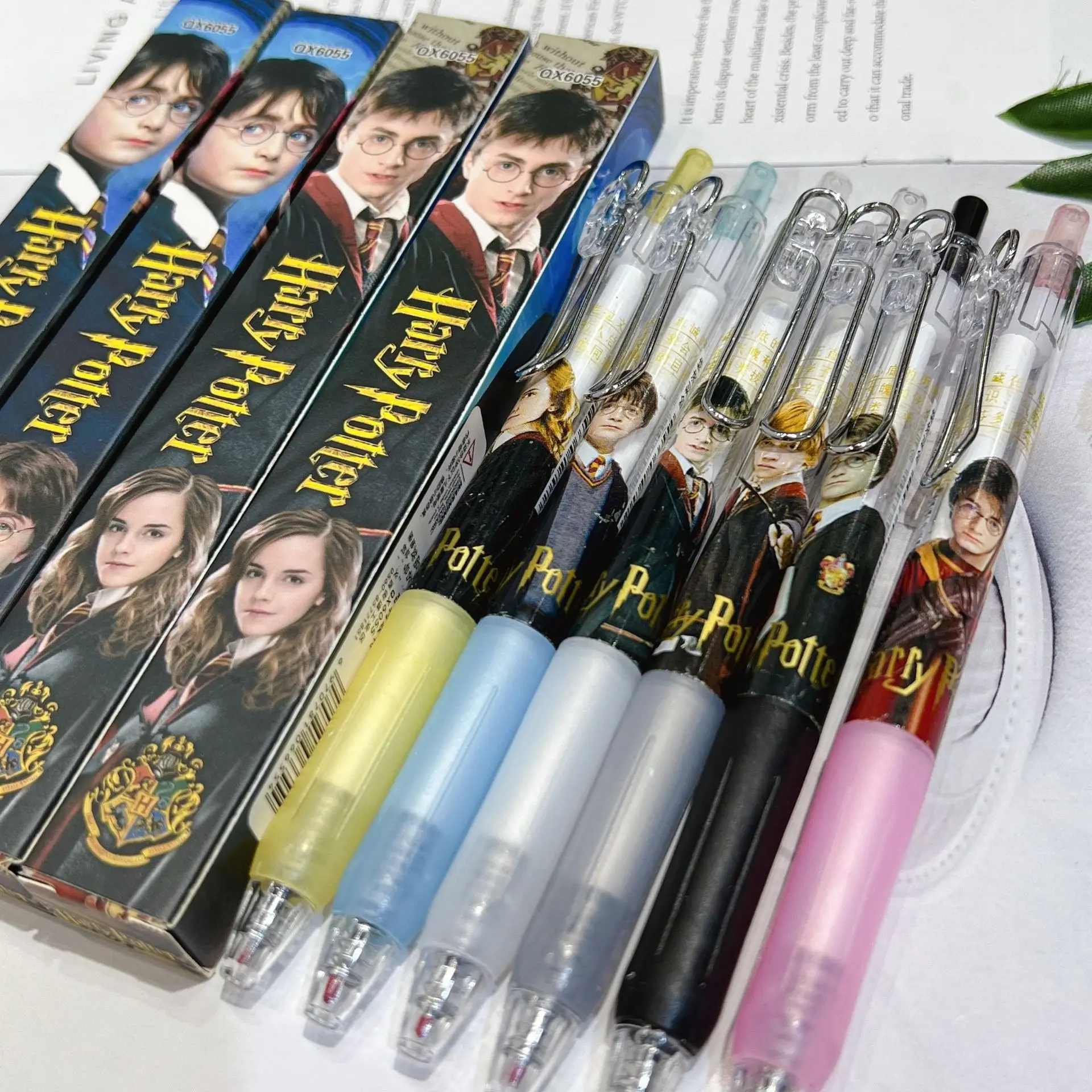 2024 Harries Potters 0.5mm Pen Fun and Cute Student Touch Pen Learning Stationery School Office Supplies Back To School Gifts