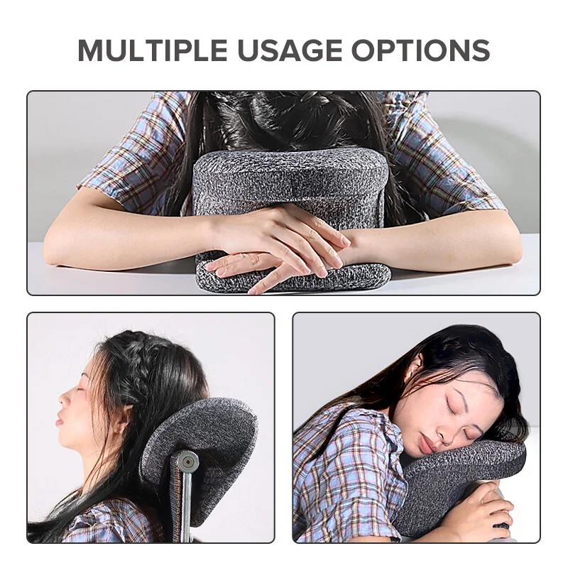 Nap Pillow Memory Foam Desk Nap Pillow for Sleeping Office Cushion Relieve Neck Pain Face Down Sleeper for Office School