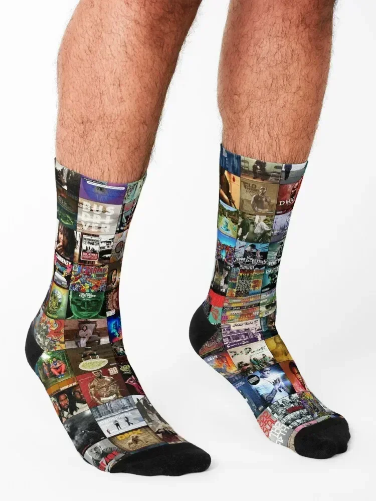 Rap Music Albums Socks luxury anime winter sports stockings Women Socks Men's