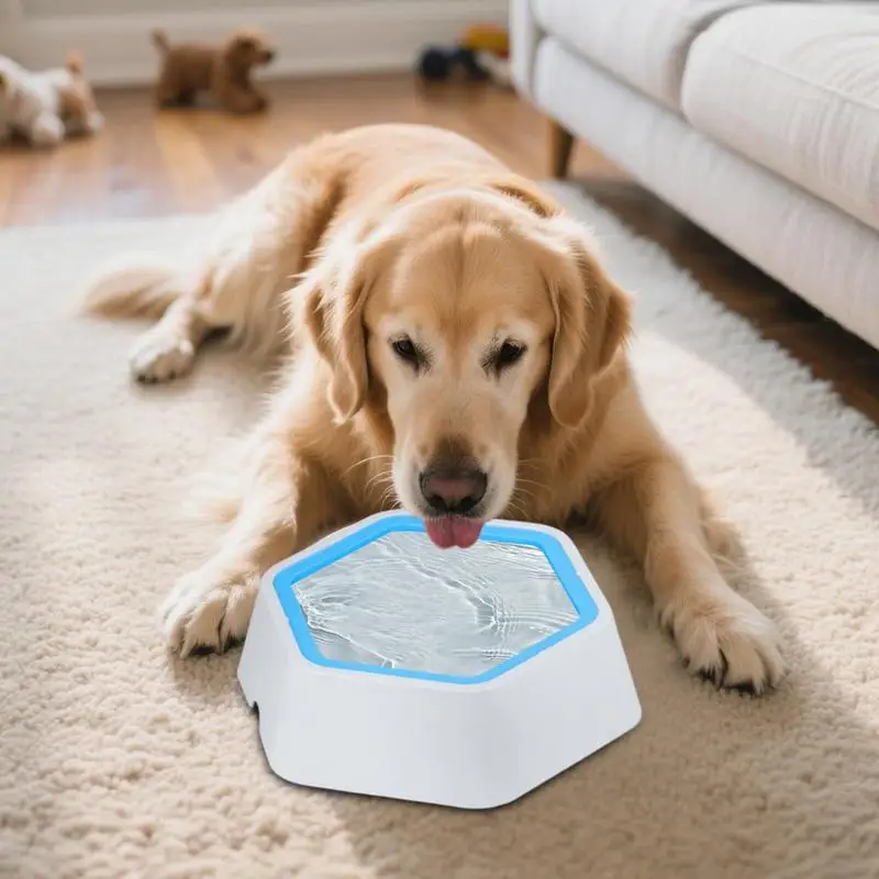 

Cat Water Bowl Water Dispenser Spill-Proof Anti-Slip Feeder No-Splash Bowl For Messy Drinkers Outdoor Pet Animal Dogs Cats
