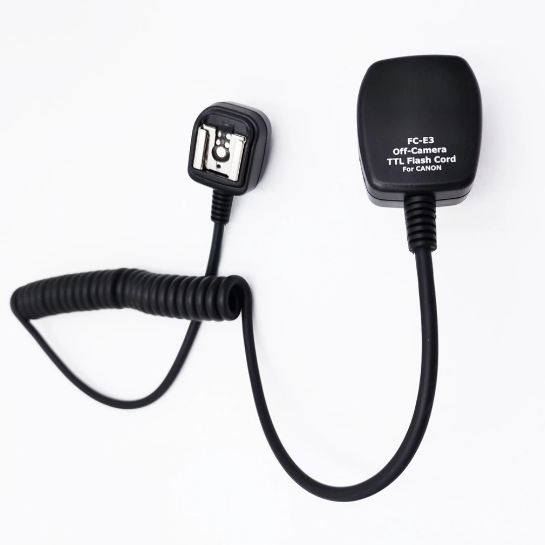 Professional TTL Hot Shoe Sync Cable Off Camera Flash Durable TTL Connect Line Compatible with Canon External Flash Speedlight