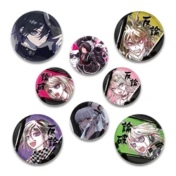 58/44/32MM Anime Danganronpa Creative Tinplate Plastic Pins Button Brooches Badge for Backpack Accessories Jewelry Gifts