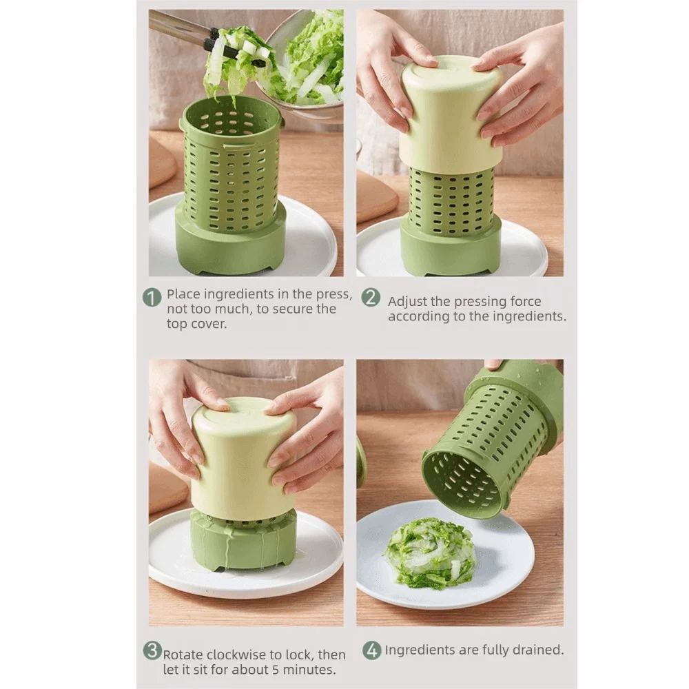 Manual Salad Spinner Multifunctional Quick Dry Fruit Dryer Large Capacity Easy To Clean Vegetable Dehydrator Household Use