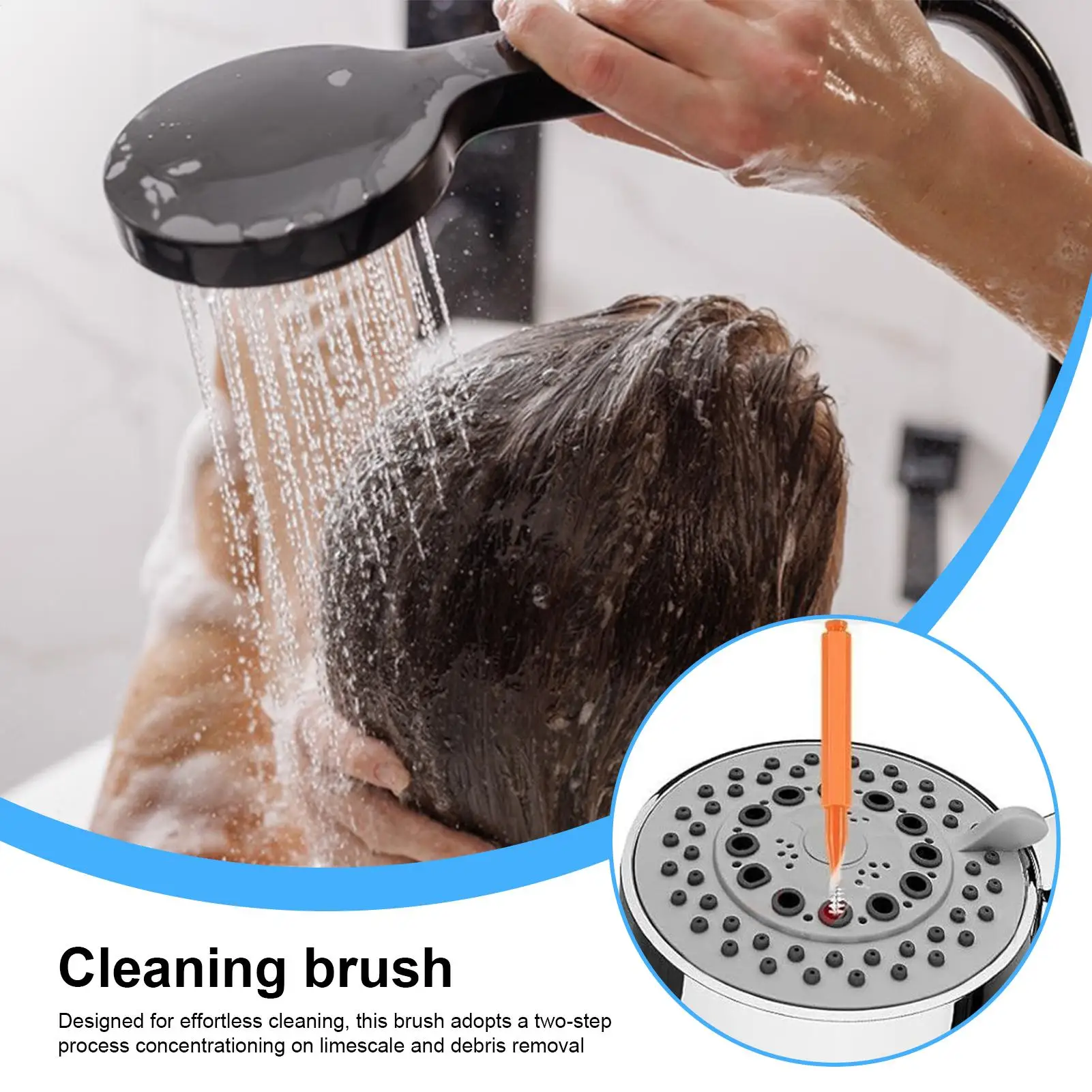 

Щетка для насадки для душа, 10 шт., щетки для чистки насадки для душа, пятновыводитель с маленькими отверстиями для аэраторов в ванной, бытовой кухонный ограничитель