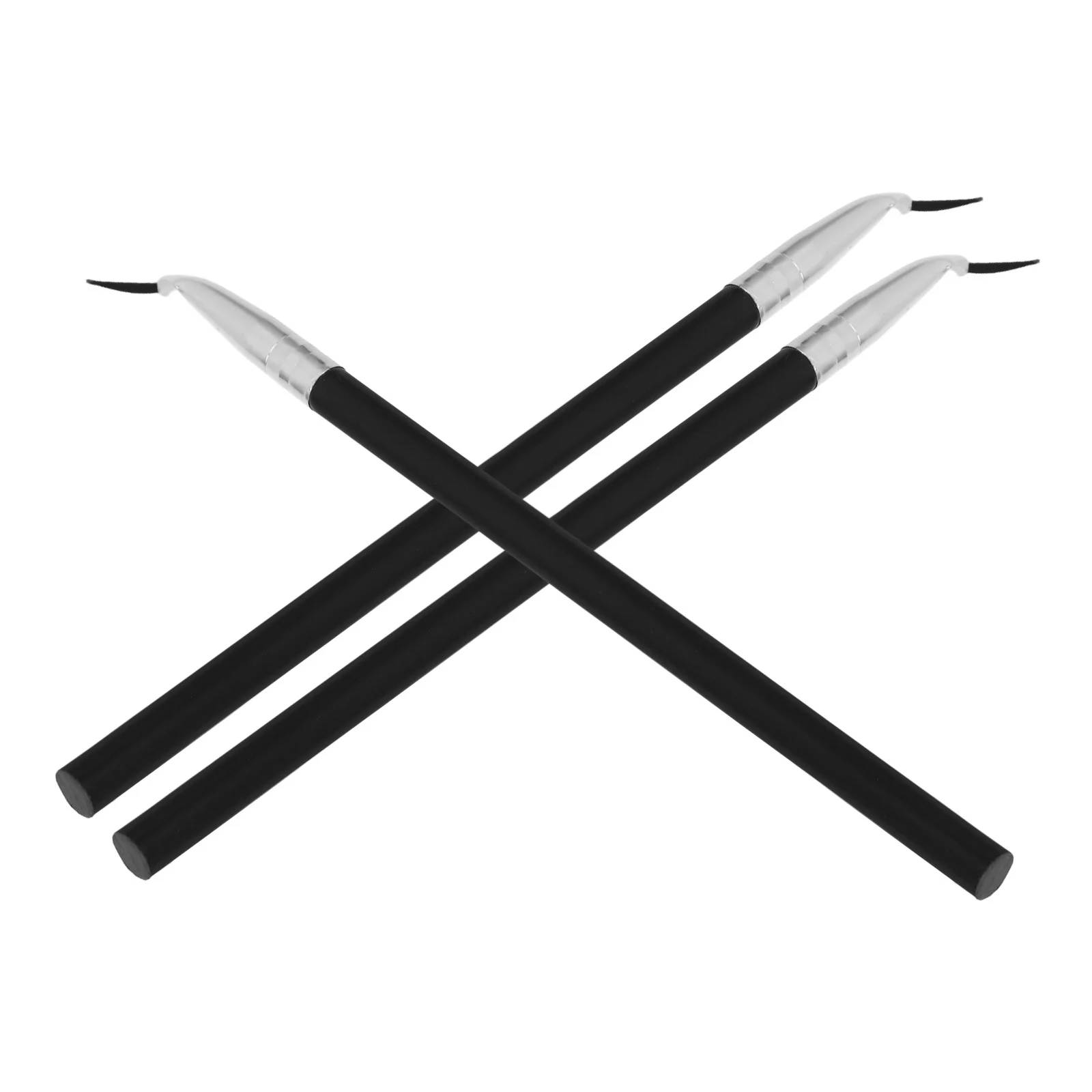 3 pezzi pennello per eyeliner angolato manico lungo eyeliner per labbra pennello per trucco strumento preciso correttore per sopracciglia multifunzionale
