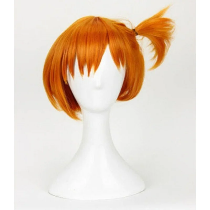 

Women Styled Short Orange Cosplay Wig Costume Wigs Cos Hair
