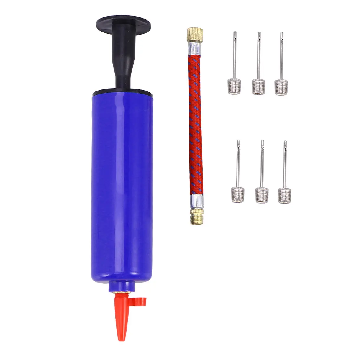 3Pcs Ball Pump Set Inflator Mini Portable Plastic Needle Adapter Basketball Football Volleyball Air Pump Sports Accessories