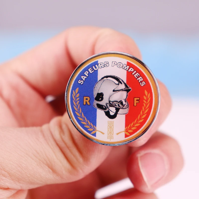 

Sapeurs Pompiers RF Badge Enamel Pin Jewelry Accessories