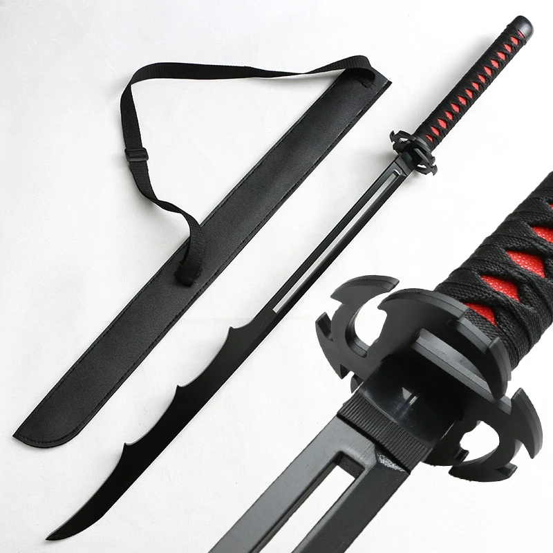80Cm Wooden Knife Cos Knife Sky Lock Cutting Moon Moonless Soul Cutting Knife Animation Props