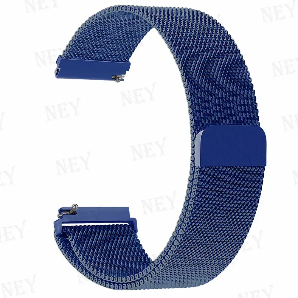 20 mm/22 mm Milanaise-Band für Amazfit GTS/2/2e/3/4/GTS2 Mini/GTR 47 mm/GTR2/3/4/Pro Stratos Metallarmband Amazfit Bip 3 Pro Armband