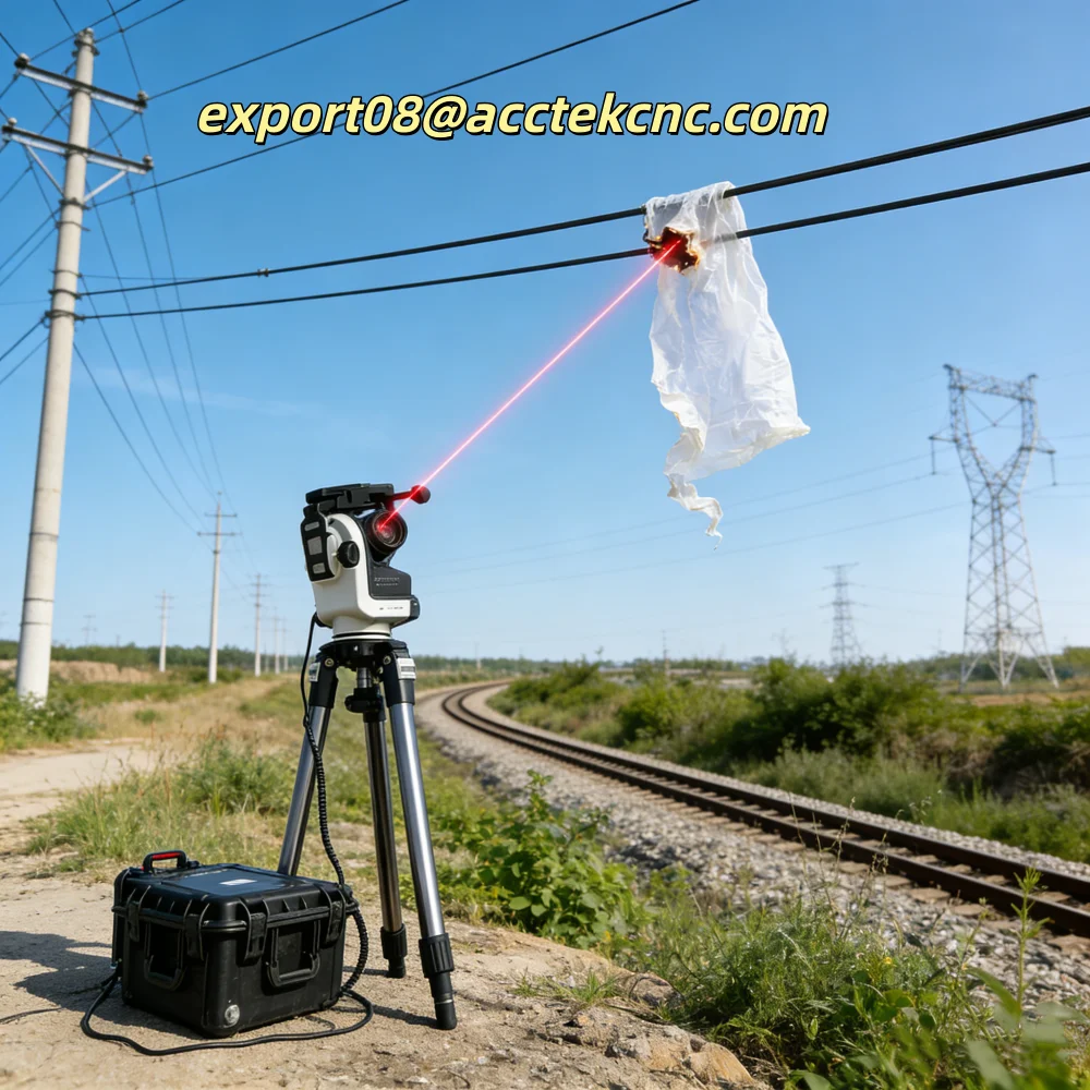 

Лазерный очиститель препятствий с дистанционным управлением, 500 Вт, опциональное лазерное устройство для очистки лесов и обслуживания линий электросетей