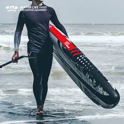 WATERLIVE 10'6"X32"X6" ZHUMO-SPECIAL Aquatic Sports Inflatable Surfboard Adult Standing Style Antiskid Sup Board With Foot Rope
