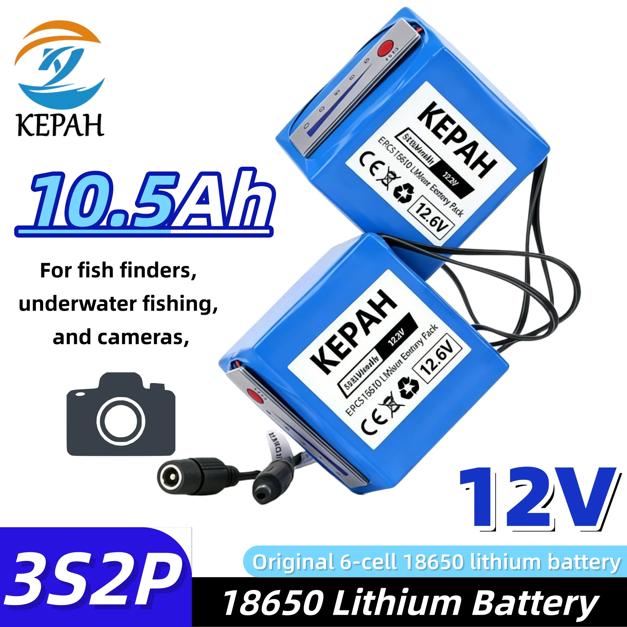 

12.6V 3S2P High-Power Lithium Battery｜Stable Output for Car Washer Fish Finder Outdoor Devices