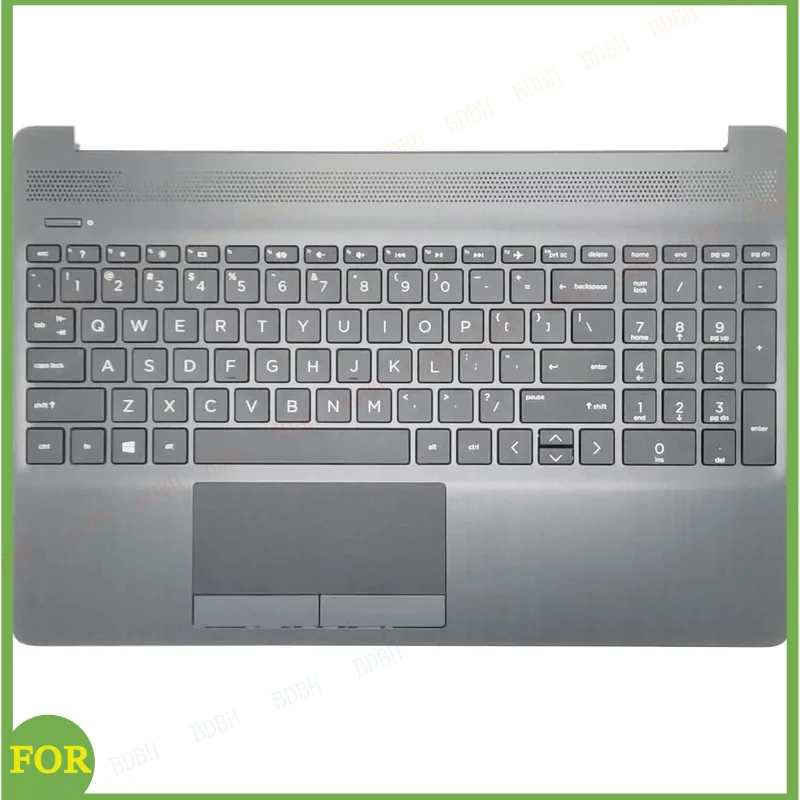New US Keyboard For HP 250 G8 G9 256 255 G8 G9 15S-DU 15S-DR 15-GW 15-DW TPN-C139 Palmrest Upper Cover Case Silver Black Grey