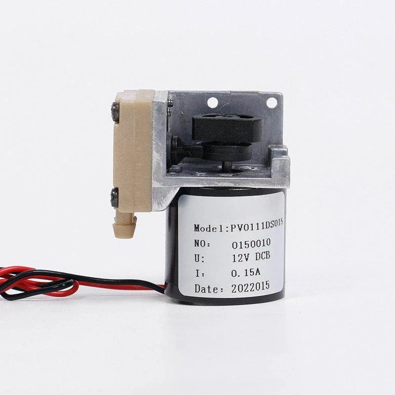 DS015 Micro Diaphragm Vacuum Pump, 12V 24V Mini Gas Sampling Pump for Gas Collection