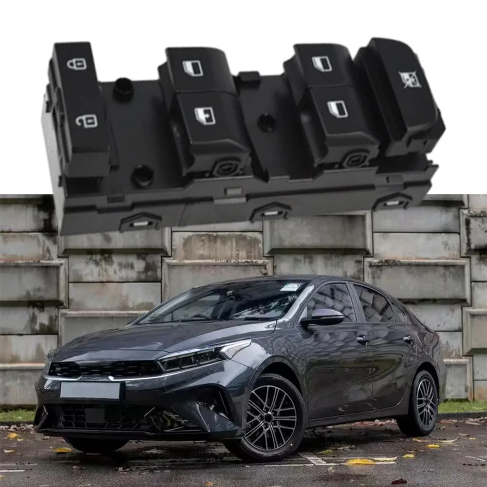 Power Window Control Switch Button Front Left 18pins for KIA Cerato 2019 2020 2021 93571-M6100 