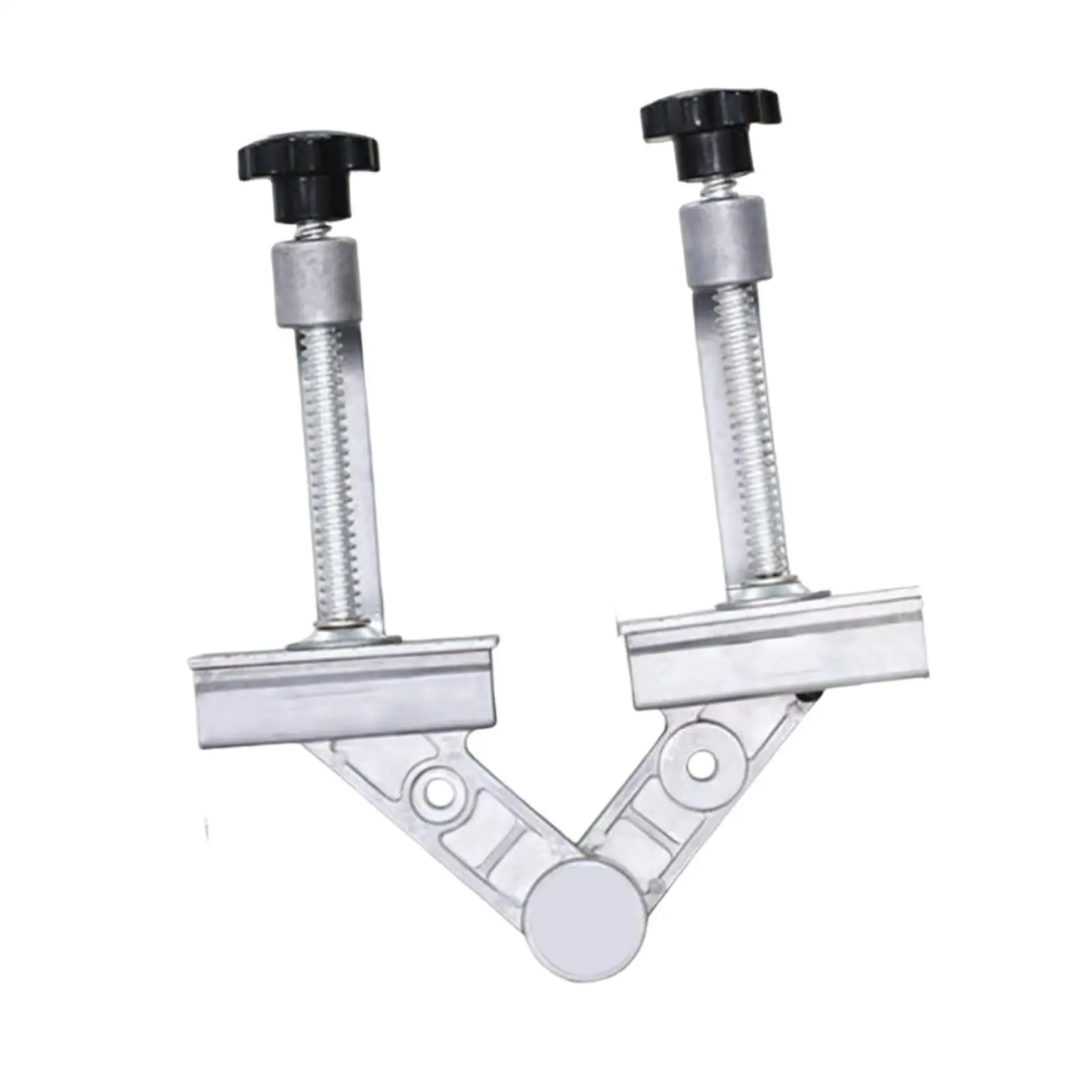 Aluminum Woodworking Corner Clamp Adjustable Tube Clamp for Cabinet Making Household Crafting and Workbench Tasks