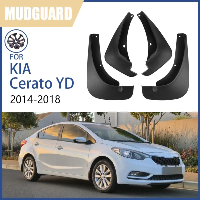 

Крылья для KIA Cerato Forte K3 YD 2014-2018 2015 2016 2017, крыло переднего и заднего колеса, водонепроницаемый аксессуар с защитой от брызг