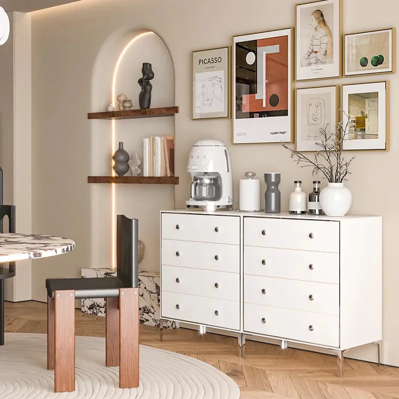Beauty Wide Living Room Cabinet Vintage Luxury Storage Cabinet Salon Grade Contemporary Mobile Soggiorno Modern Home Furniture