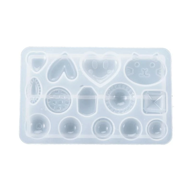  Handmade DIY Earrings Silicone Mold Eardrops Danglers UV Crystal Resin Epoxy Mold DIY Art Crafts Ear Studs Casting Mold