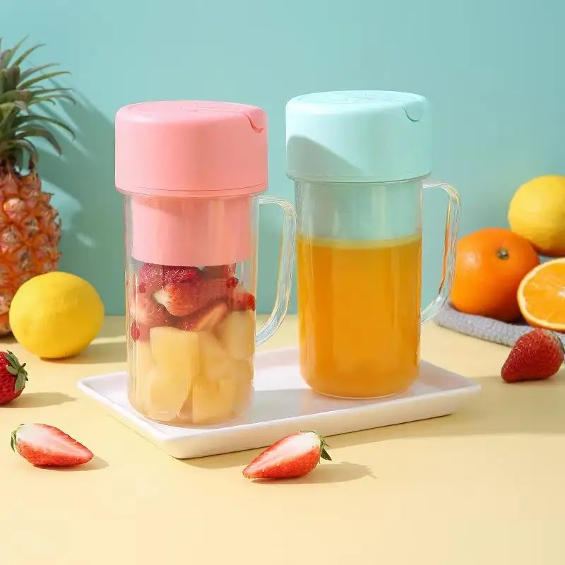 2025 Portable USB Rechargeable Stainless Steel Electric Mini Juicer Personal Size Fruit Juicer Cup