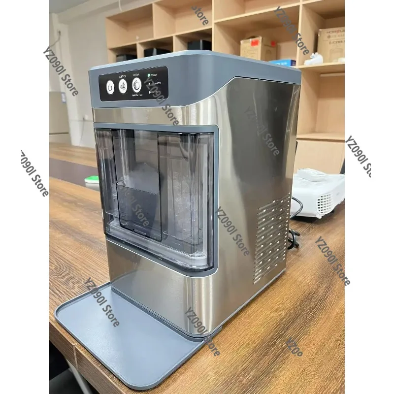 Stainless Steel Ice Maker Machine for Home Use Produces Chewable Nugget Ice Custom Logo Available