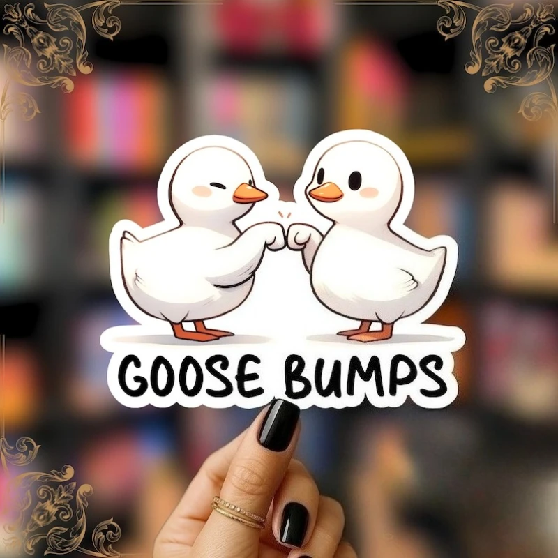 Cute Goose Sticker with Cute Goose Pattern Design, Suitable for Creative Decoration of Laptops and Water Bottles