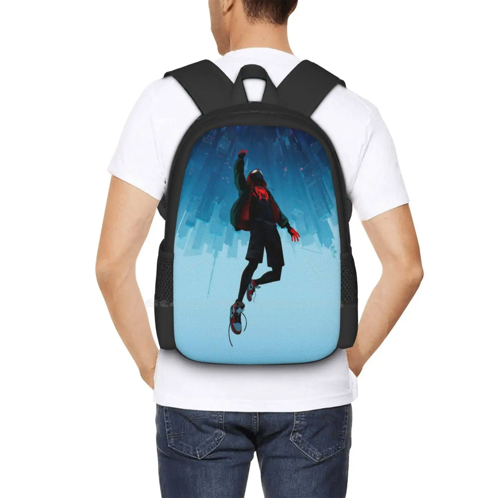 Spider verse Rucksäcke für Schüler Teenager Mädchen Reisetaschen Elvovibes Spider verse Meilen Morales