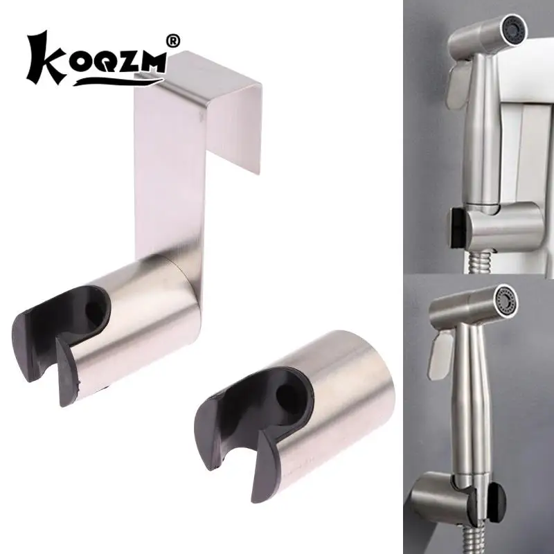 Sprayer Hook Holder Free Nail Stainless Steel Toilet Bathroom Attachment Wall Shower Head Holder