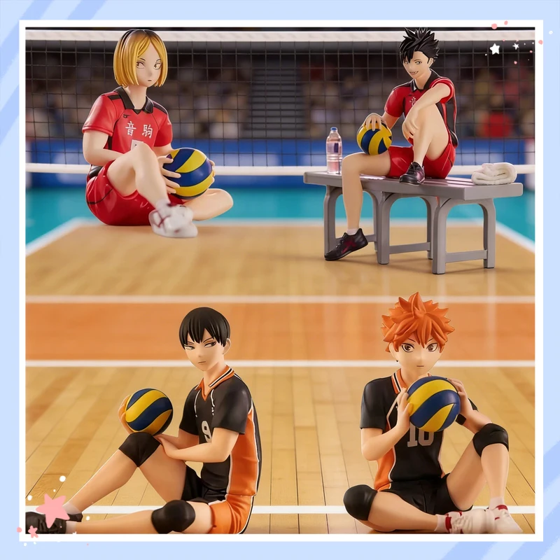 

Haikyuu Anime Figures Kageyama Tobio Hinata Shoyo Kozume Kenma Kuroo Tetsurou PVC Statue Desktop Decoration Anime Collectible