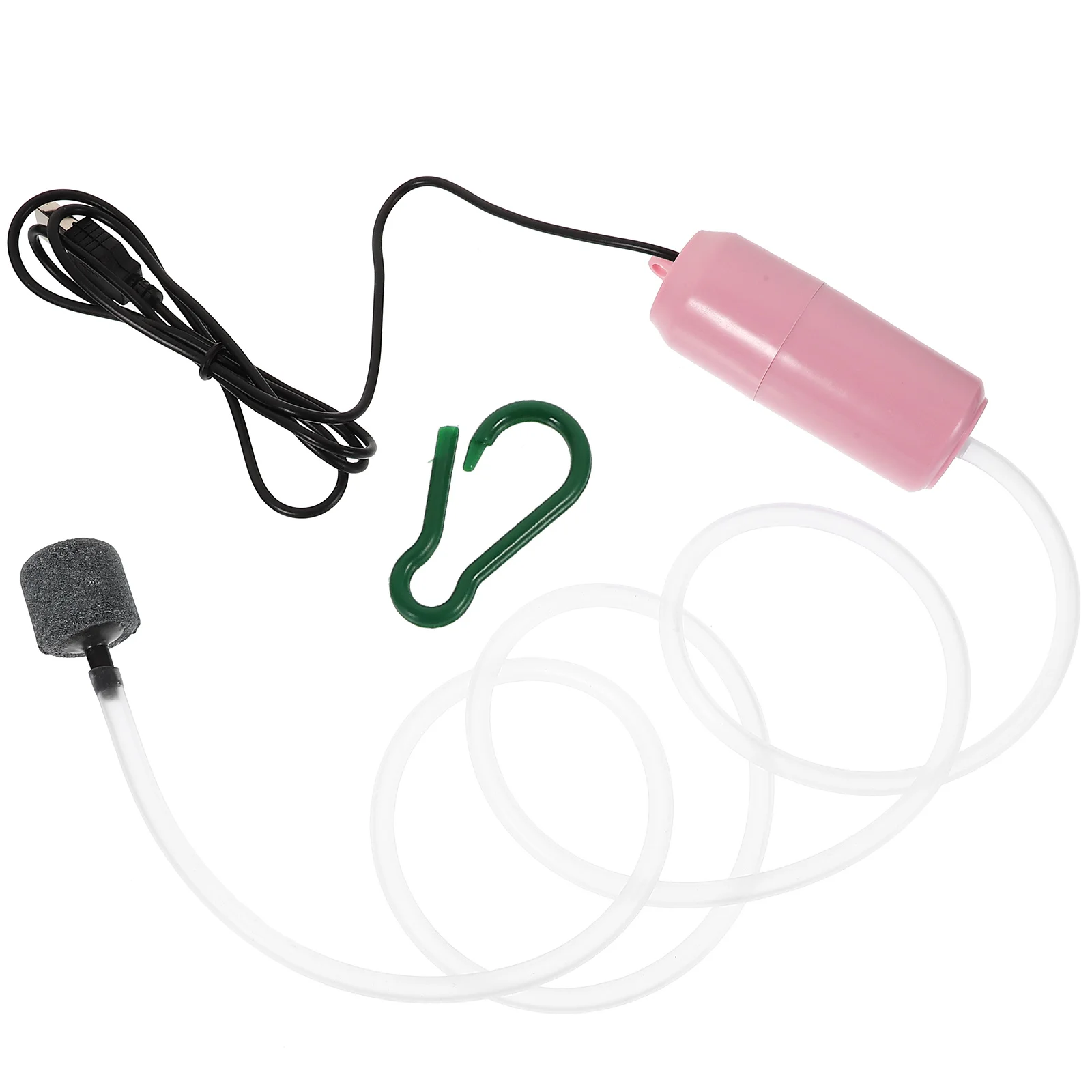 

Tiny Pump for Small Aquarium Fish Tank Accessories Home Aerator Oxygen Pumps Durable ABS Material Lightweight Easy