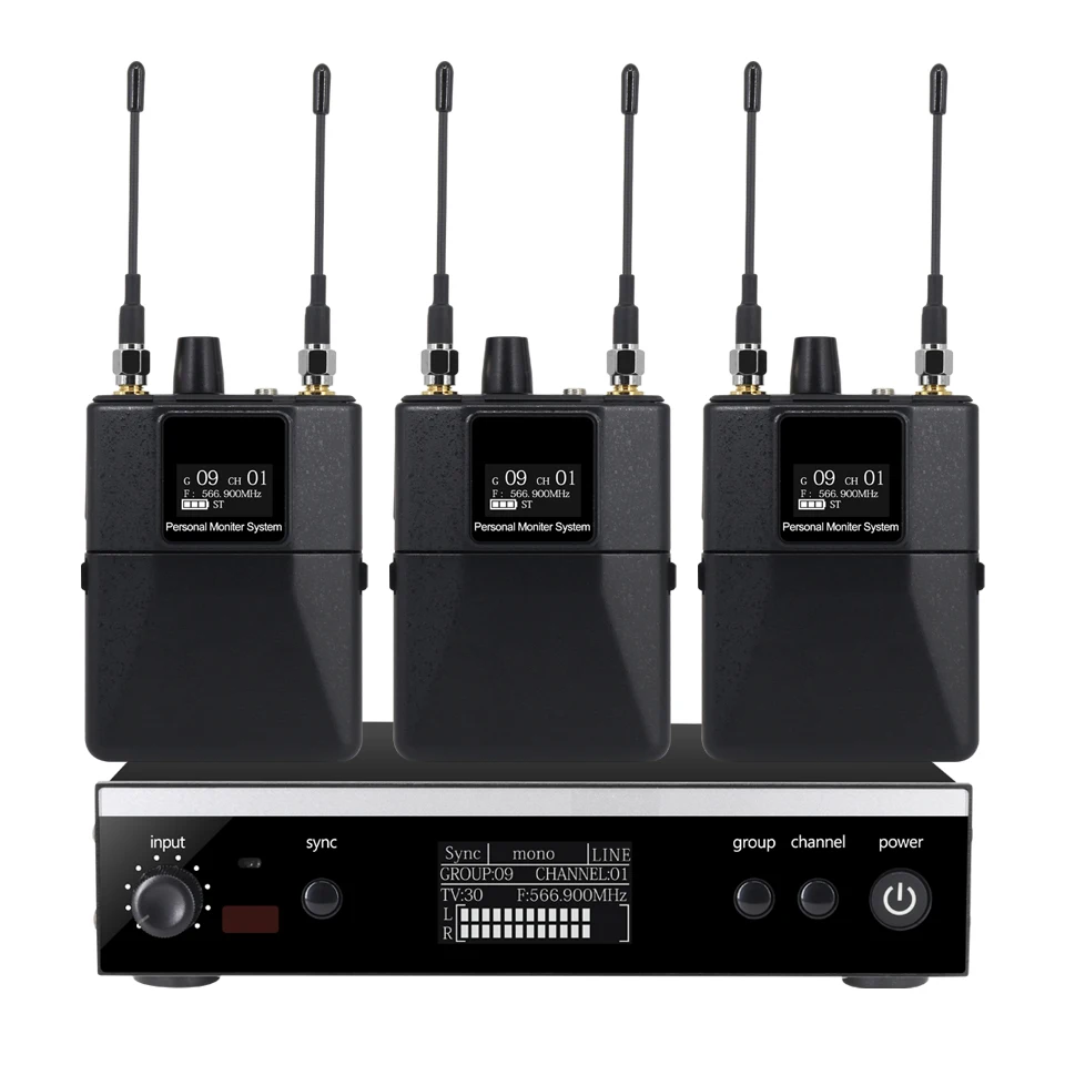 Psm300In-ear Draadloze Persoonlijke Podiumbewakingssysteem Op Oormonitor Voor Banden 500Mhz 100Mw 24 Bit Digitale Dsp Audioprocessor