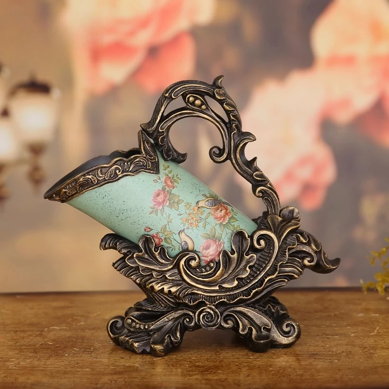 

American Pastoral Wine Rack Ornament Household Living Room Wine Cabinet Shelf Ornament Wine Bottle European Home Decoration